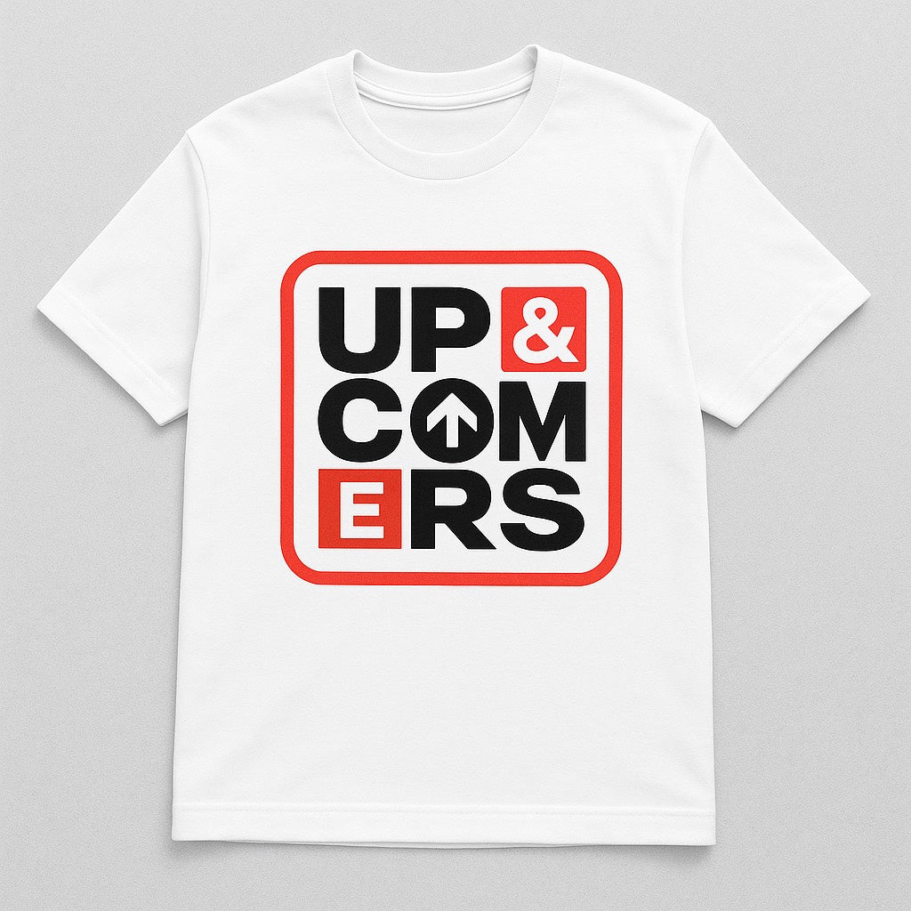 UPANDCOMERS CLASSIC TEE WHITE