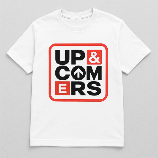 UPANDCOMERS CLASSIC TEE WHITE