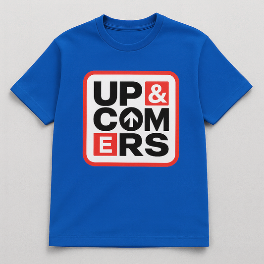 UPANDCOMERS CLASSIC TEE ROYAL